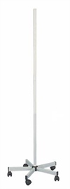 Grundstativ med 5 fod 178cm højt og Ø50cm, rør Ø28mm